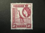 A14222: Kenya Uganda Tanganyika QEII 50 c, Postzegels en Munten, Postzegels | Afrika, Ophalen of Verzenden, Tanzania