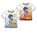 Sonic T-shirt - Mt 98 - 104 - 116 - 128 - Rood of Blauw, Nieuw, Jongen, Ophalen of Verzenden, Shirt of Longsleeve