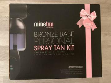 Minetan Bronze Babe Personal Spray Tan Kit NEW Mine Tan beschikbaar voor biedingen