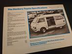 Brochure Danbury Toyota Hiace Camper, Boeken, Auto's | Folders en Tijdschriften, Ophalen of Verzenden, Zo goed als nieuw, Toyota