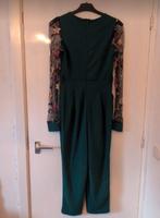 Groene jumpsuit met bloemen mouwen - Maat S (valt als XS), Kleding | Dames, Jumpsuits, Ophalen of Verzenden, Nieuw, Maat 36 (S)
