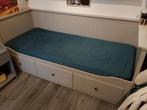 Eenpersoons, IKEA Hemnes, bank, opbergen, Ophalen, Gebruikt, 90 cm, Eenpersoons