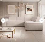 Beige teddy bank, Huis en Inrichting, Banken | Bankstellen, Ophalen, Kunststof, Teddy, Hoekbank