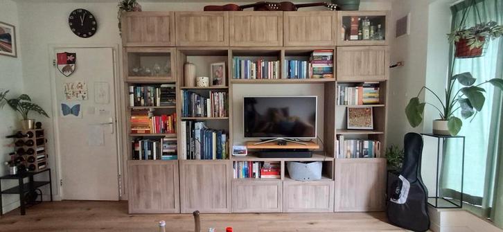 Ikea Besta kast - Unieke achterkanten!, Huis en Inrichting, Kasten | Wandmeubels, Ophalen