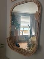 IKEA Spiegel met Rotan Rand, Huis en Inrichting, Woonaccessoires | Spiegels, Ophalen, 100 tot 150 cm, Zo goed als nieuw, Rechthoekig