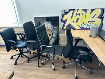 Bureau stoelen per stuk 