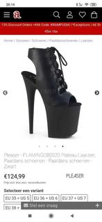 Pleaser - FLAMINGO80020 Plateau Laarzen, Paaldans sch, Ophalen of Verzenden, Nieuw, Zwart