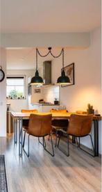 Fabriekslampen/hanglampen💡 - industrieel/vintage - dimbaar, Ophalen, Zo goed als nieuw, Glas, Vintage, Industrieel, Metaal, Fabriek, Authentiek