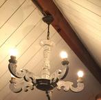 Leuke 5 armige kroonluchter/ hanglamp, Huis en Inrichting, Lampen | Hanglampen, Ophalen, Gebruikt, Landelijk, Minder dan 50 cm