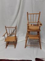 houten poppen stoeltjes, Ophalen, Gebruikt