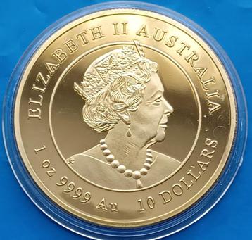  Australië Elisabeth II Jaar v.d. Tijger -10 Dollars Replica beschikbaar voor biedingen