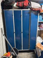 Stalen Lockerkast - 4 kasten - 123x180x50 cm, Huis en Inrichting, Kasten | Kledingkasten, Ophalen, Gebruikt, 100 tot 150 cm, Metaal