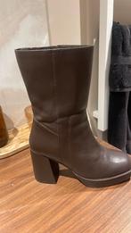 Lederen donkerbruine laars costes, Ophalen of Verzenden, Zo goed als nieuw, Bruin, Hoge laarzen