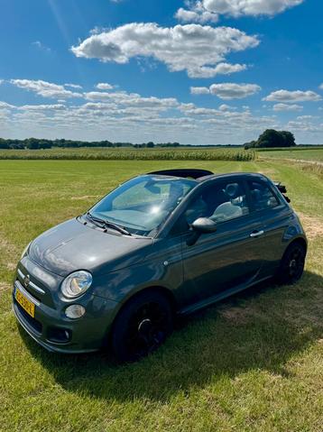 Fiat 500 Sport Twinair Turbo Cabrio 80pk 2015 Grijs beschikbaar voor biedingen