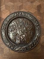 Antieke bronzen plakaten gesigneerd, Antiek en Kunst, Antiek | Koper en Brons, Ophalen of Verzenden, Brons