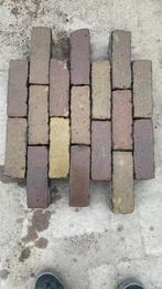 7-duimers dikformaat klinkers in verschillende kleuren, Tuin en Terras, Tegels en Klinkers, Ophalen, Overige materialen, Gebruikt