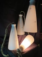 Vintage hanglampen (4 stuks ), Antiek en Kunst, Antiek | Lampen, Ophalen of Verzenden