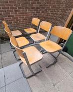 6 Vintage Stapelstoelen / Eetkamerstoelen, Huis en Inrichting, Stoelen, Ophalen