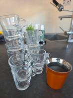 Nespresso Kopjes - 12 stuks, Gebruikt, Ophalen of Verzenden, Glas, Effen