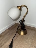 Tafellamp goud heel stevig zgan, Huis en Inrichting, Lampen | Tafellampen, Ophalen of Verzenden, Zo goed als nieuw, Minder dan 50 cm