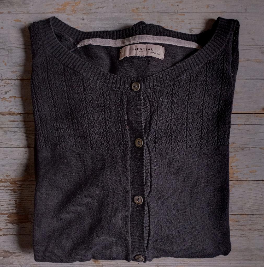 Noa Noa essential cardigan vest vestje knit zwart XL, Noa Noa, Zwart, Maat 46/48 (XL) of groter, Ophalen of Verzenden