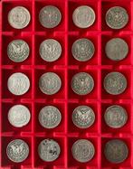 Morgan dollars (1879 - 1927), Postzegels en Munten, Munten | Amerika, Setje, Ophalen of Verzenden, Noord-Amerika