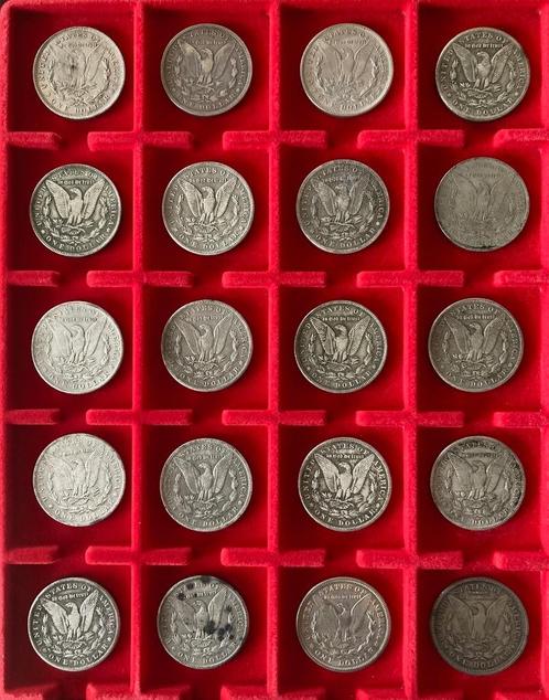 Morgan dollars (1879 - 1927), Postzegels en Munten, Munten | Amerika, Setje, Noord-Amerika, Ophalen of Verzenden