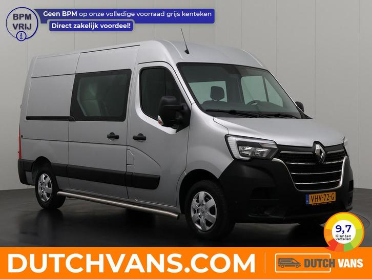 Renault Master 2.3 dCi 180PK L2H2 Dubbele Cabine | 2xSchuifd, Auto's, Bestelauto's, Te koop, ABS, Achteruitrijcamera, Airconditioning
