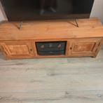 Teakhouten tv meubel, Ophalen, 150 tot 200 cm, Zo goed als nieuw, Minder dan 100 cm