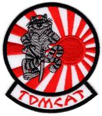 Tomcat stoffen opstrijk patch, Verzenden