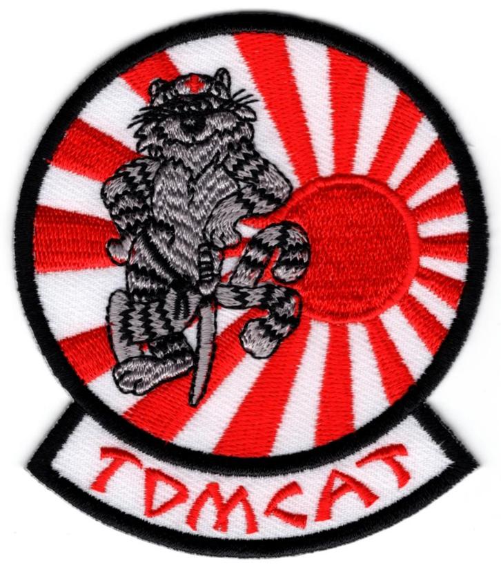 Tomcat stoffen opstrijk patch, Motoren, Accessoires | Stickers, Verzenden