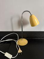 Retro tafellamp geel, Huis en Inrichting, Ophalen of Verzenden, Gebruikt, Retro / vintage, Minder dan 50 cm