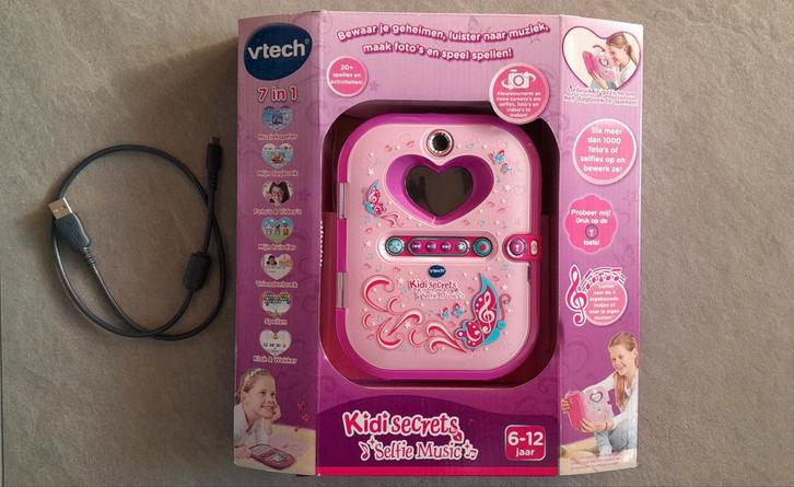 Vtech kidi secrets dagboek - camera - foto's - muziek etc, Kinderen en Baby's, Speelgoed | Vtech, Zo goed als nieuw, 6 jaar of ouder