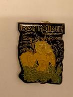 Iron Maiden Live After Death vintage muziek metal pin, Gebruikt, Ophalen of Verzenden