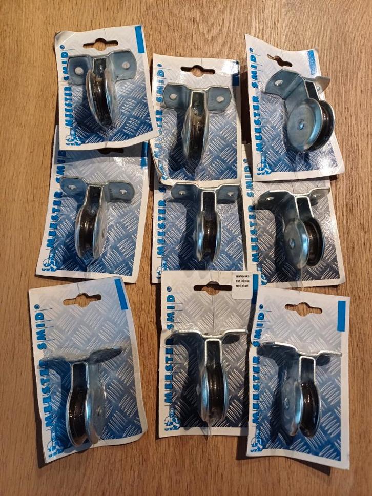 Div. katrollen, Doe-het-zelf en Verbouw, Metalen, Nieuw, IJzer, Ophalen