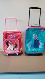 Twee trolley's voor kinderen: Minnie Mouse & Frozen, Kinderen en Baby's, Kindermode-accessoires, Ophalen of Verzenden, Gebruikt