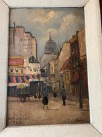 Olieverfschilderij Rue de Clignancourt, Parijs, Ophalen of Verzenden