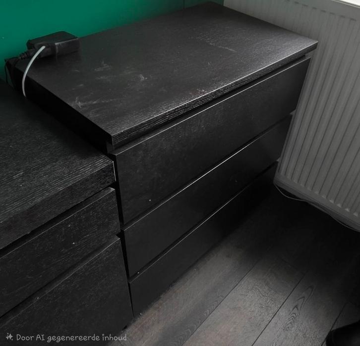 3 laden kast Ikea Malm, Huis en Inrichting, Kasten | Ladekasten, Zo goed als nieuw, Minder dan 100 cm, 50 tot 100 cm, 25 tot 50 cm