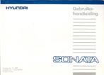 Gebruikers handleiding instructieboek Hyundai Sonata 1988, Auto diversen, Handleidingen en Instructieboekjes, Ophalen of Verzenden