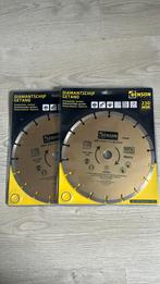 2 stuks 230mm diamantschijf, Doe-het-zelf en Verbouw, Gereedschap | Slijpmachines, Ophalen, Zo goed als nieuw, 1000 watt of meer