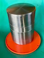 Vintage IKEA voorraadbussen toren opbergen RVS chrome, Huis en Inrichting, Keuken | Potten en Pannen, Ophalen of Verzenden, Zo goed als nieuw