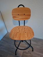 Houten bureaustoel van ikea, Huis en Inrichting, Ophalen, Gebruikt, Bruin