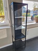 IKEA Rudsta Vitrinekast - Antraciet, Huis en Inrichting, Kasten | Vitrinekasten, Ophalen, Zo goed als nieuw, 25 tot 50 cm, 50 tot 100 cm