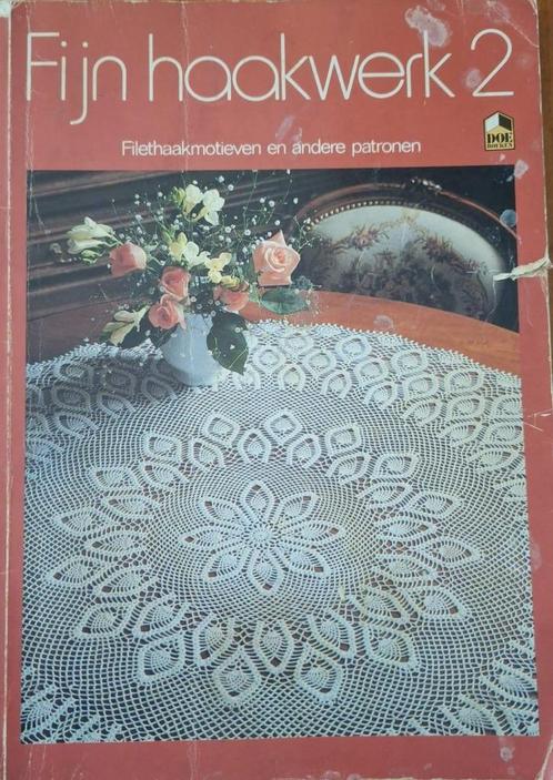 Fijn Haakwerk 2  - vintage haak boek, Hobby en Vrije tijd, Breien en Haken, Gebruikt, Haken, Patroon of Boek, Verzenden