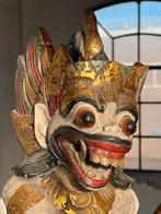 Gave oude houten Hanuman Bali 67 cm Apenkoning fakkel, Antiek en Kunst, Kunst | Beelden en Houtsnijwerken, Ophalen of Verzenden