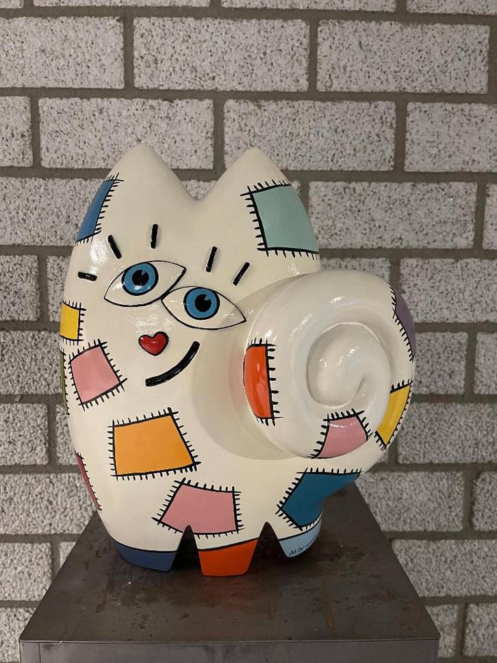 Jean-Paul Marsmsn | Patches Cat, Antiek en Kunst, Kunst | Beelden en Houtsnijwerken, Ophalen of Verzenden