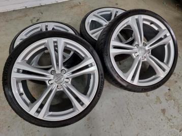 Nette orig. 20" Audi A6 S6 S-line velgen met goede zomerband beschikbaar voor biedingen