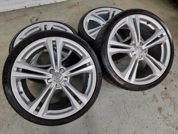Nette orig. 20" Audi A6 S6 S-line velgen met goede zomerband, Auto-onderdelen, Banden en Velgen, Banden en Velgen, Zomerbanden