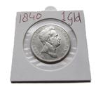 ** 1840 - NEDERLAND - 1 Gulden Willem I  - ZILVER  **, 1 gulden, Verzenden, Zilver, Koning Willem I