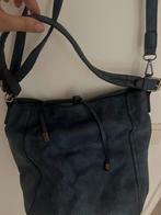 Super Mooie Donkerblauwe hand/schoudertas, Ophalen of Verzenden, Gebruikt, Blauw, Handtas